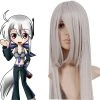 Silver Grey 100cm Vocaloid Haku Yowane Cosplay Wig 2 Silver Grey 100cm Vocaloid Haku Yowane Cosplay Wig -Cosplay Shopper Store image silver grey 100cm vocaloid haku yowane cosplay wig 3 1