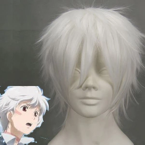 White 32cm Future City No.6 Shion Cosplay Wig