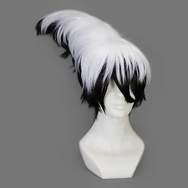 White And Black 45cm Nura: Rise Of The Yokai Clan Rikuo Nura Cosplay Wig