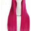 80cm Pink Rosario + Vampire Moka Akashiya Cosplay Wig